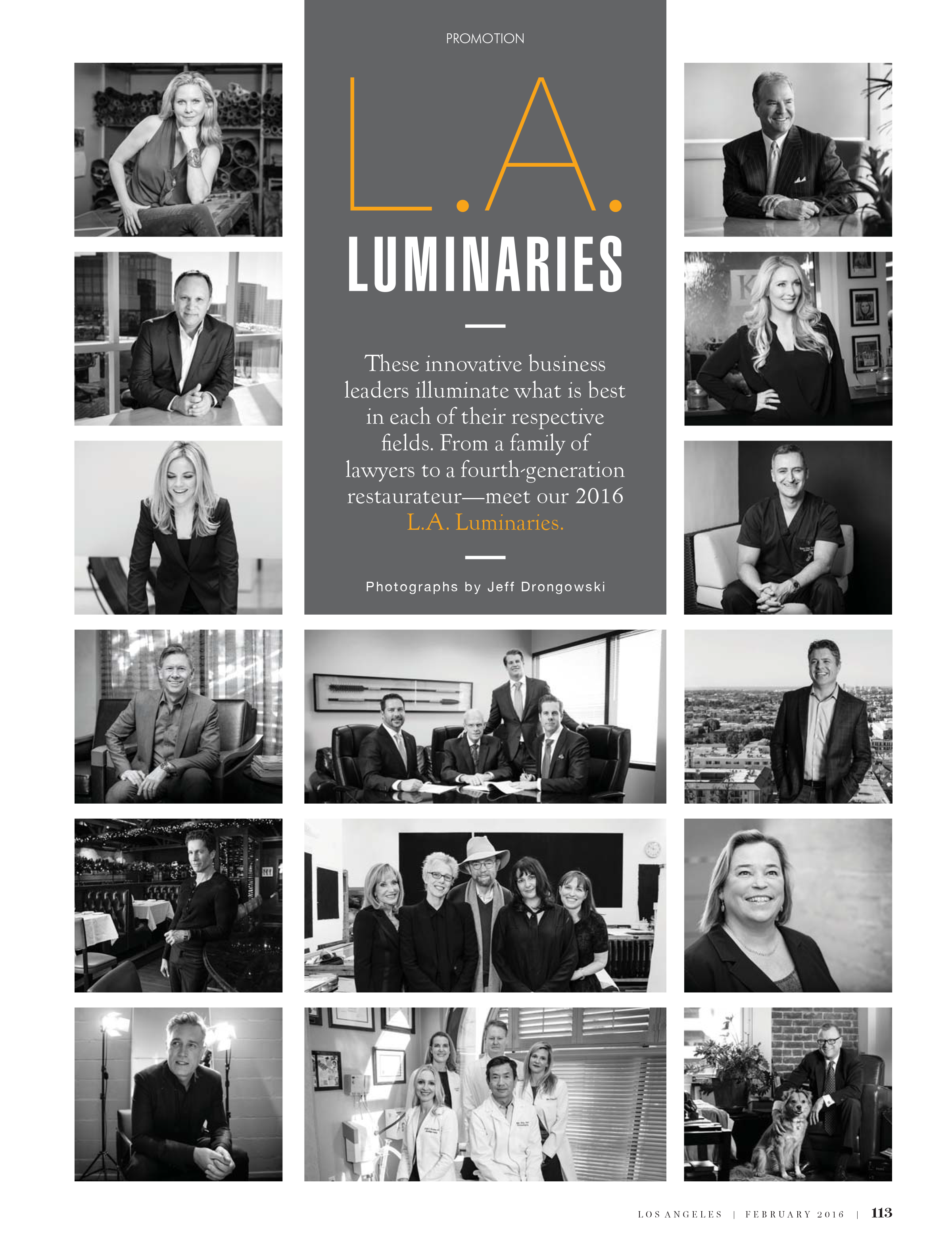 LA Luminaries Spread
